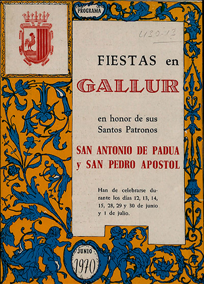 Fiestas en honor de San Antonio y San Pedro  